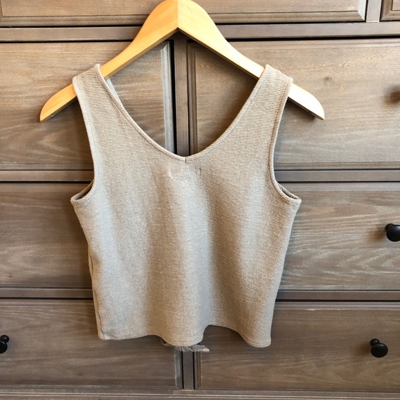 Madewell cropped knotted tank - Picture 3 of 3